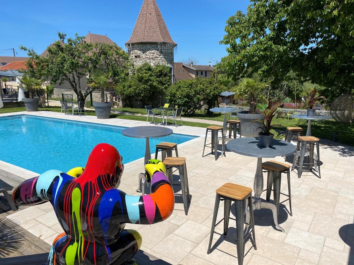 Domaine De Suzel Hotel Vignieu ภายนอก รูปภาพ